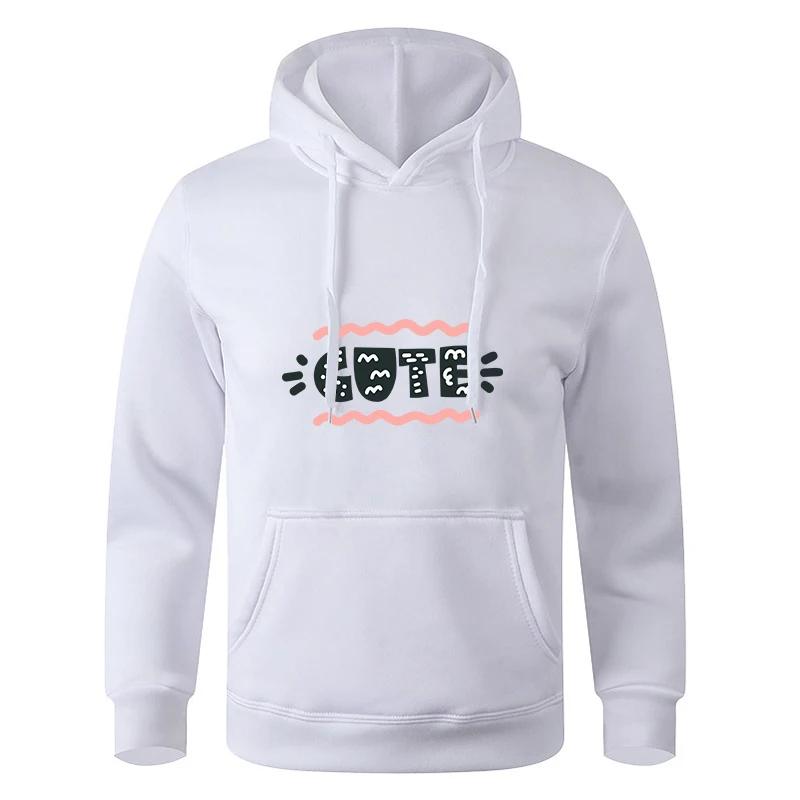 Autumn Teens Black Gray Long Sleeve Hooded Sweatshirt Hoodie Sportswear