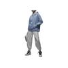 Jordan Flight Fleece Hoodie With Drawstring Women Hoodie Blue Grey FB5111-436