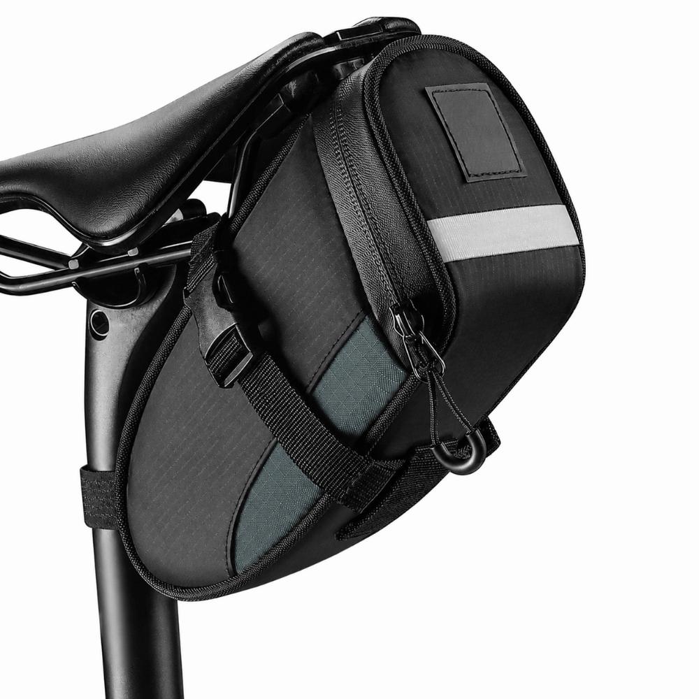 1.2L Capacity Cycling Tail Bag with Reflective Cycle Storage Bag  for Mountain & Road Bike