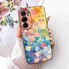 For Motorola Edge X30 5G Case Silicone TPU Black Cover For Motorola Edge X30 x30 XT2201-2 XT2201-6 Colorful Flowers Phone Casing