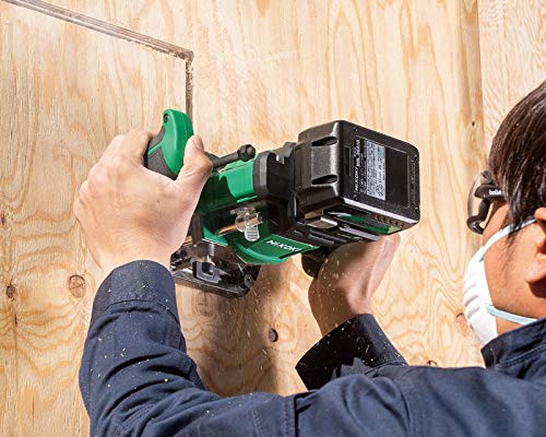 HiKOKI 36V Rechargeable Router and Trimmer M3612DA(NN) 6 8 12mm Shaft Diameters Battery Charger System Case Included 6mm Shaft Mounting Chuck Sleeve