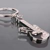 Smart Mini Guitar Pendant Rhinestone Key Ring Chain Keyring Keychain Gift