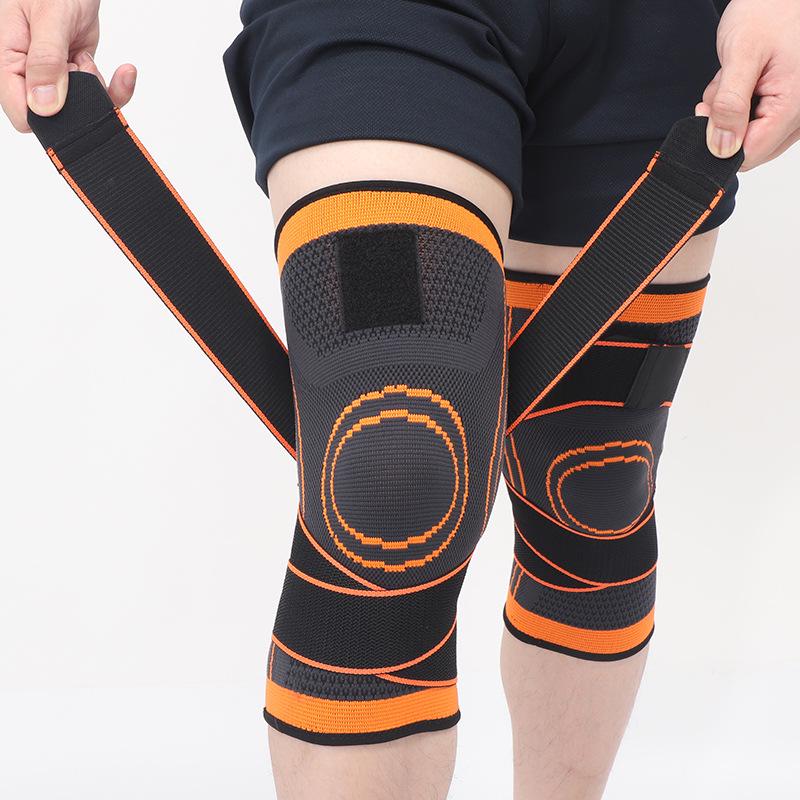 

Многоцелевые наколенники с нейлоновым ремешком для занятий спортом на открытом воздухе, баскетбола, бега, фитнеса и велоспорта M (60-70 kg) оранжевый