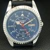 REFURBISHED SEIKO 5 AUTOMATIC 6309A VINTAGE JAPAN MENS BLUE DIAL WATCH a442924-1