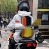 Motorcycle Goddess Backpack Decoration for Female Riders: Funny Electric Vehicle Accessory
