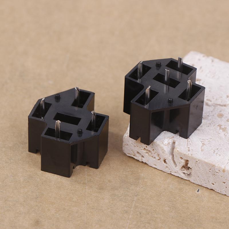 Auto Auto 40A 4/5 Pin Spdt Relais Sockel Stecker Adapter Auto Pcb Platinenmontage Basis Halter mit 6,3 mm Anschlüssen