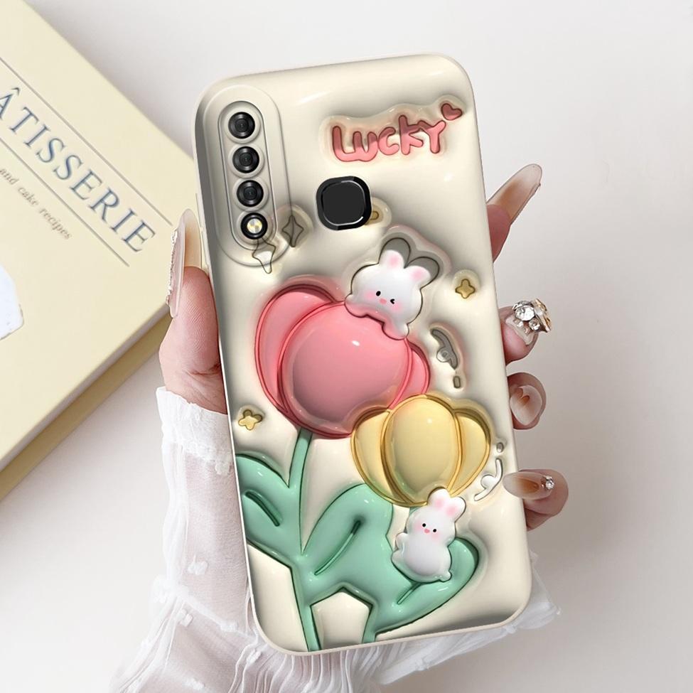 For Infinix S4 Cover Case Luxury Cute Cat Printing Pattern Casing For Infinix Smart 3 Plus X627V Back Cover S4 X626 X610B X626B