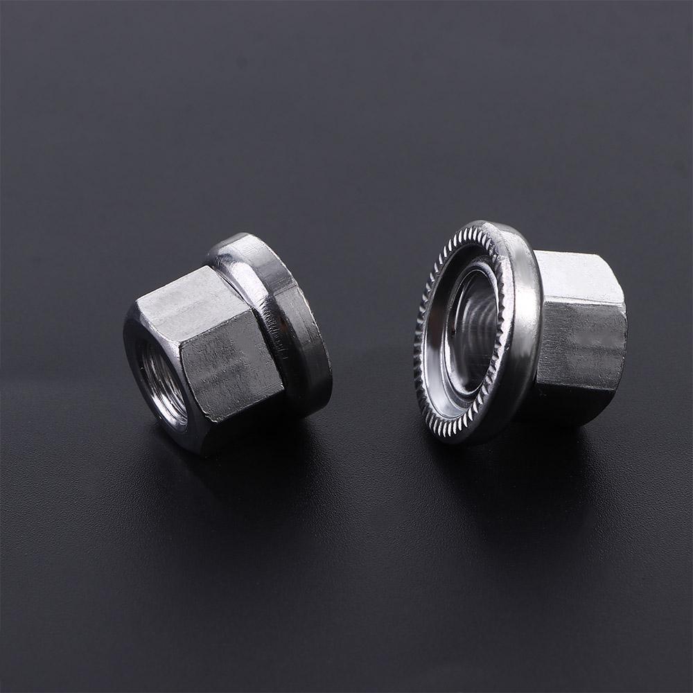 Texture Fixed Gear Front Rear MTB Drum Hub Fastening M9 M10 Cycling Drum Screws Bicycle Hub Nuts