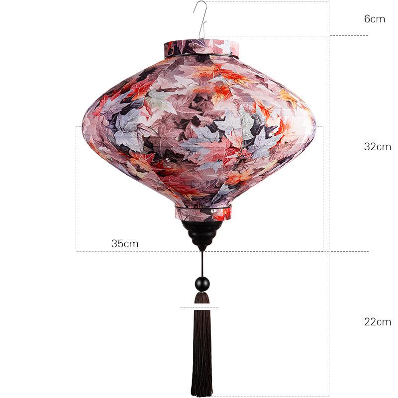 12/14 Zoll Chinesische Seidenlaternen Japan Vietnam Mondfestlaterne Für Außen Frühlingsfest Party Hängedekor Palastlaterne