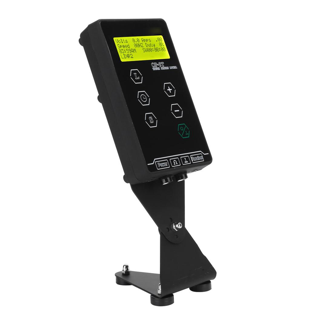 MultiFunctional Tattoo Power Supply Dual Model LCD Display Mini Tattoo Machine Power Supply Black