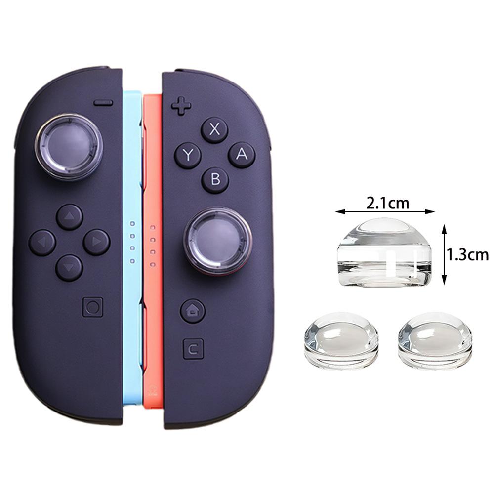 Joystick Cap Liquid Silicone Protective Cap Suitable For Switch2 Game Console Controller Transparent Controller Crystal Cap