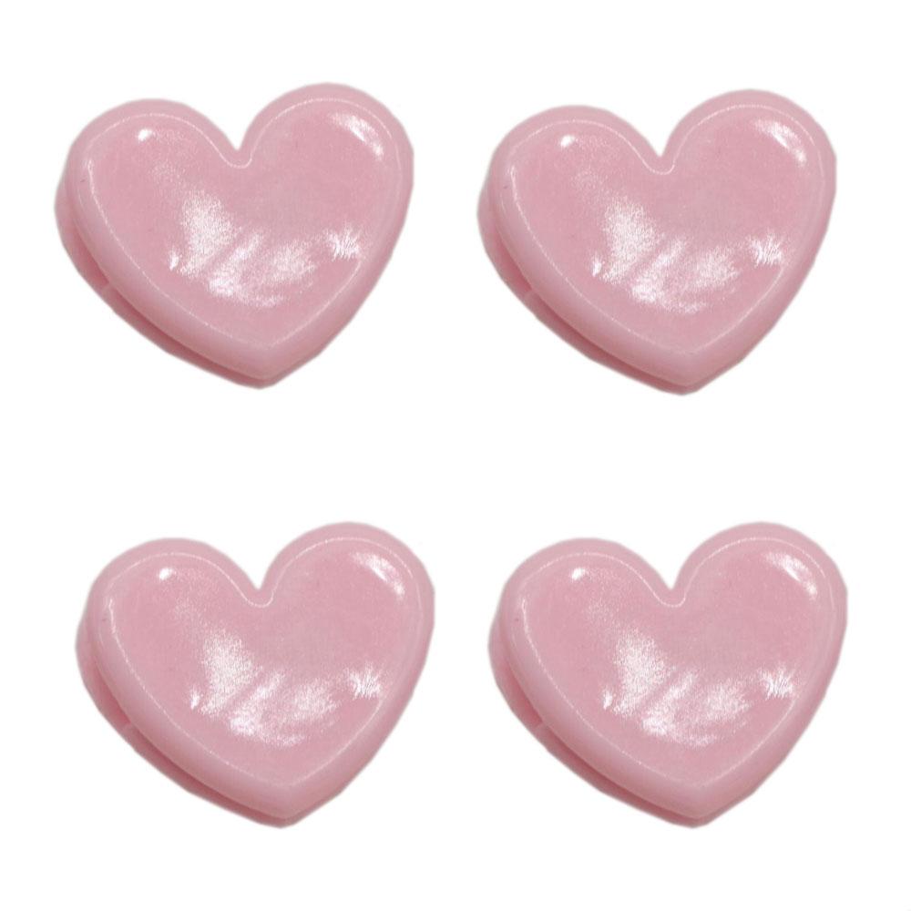 100pcs Mini Love Heart Paper Clips Test Paper File Documents Binder Clips Fixed Clamp Sealing Clip School Office Supplies