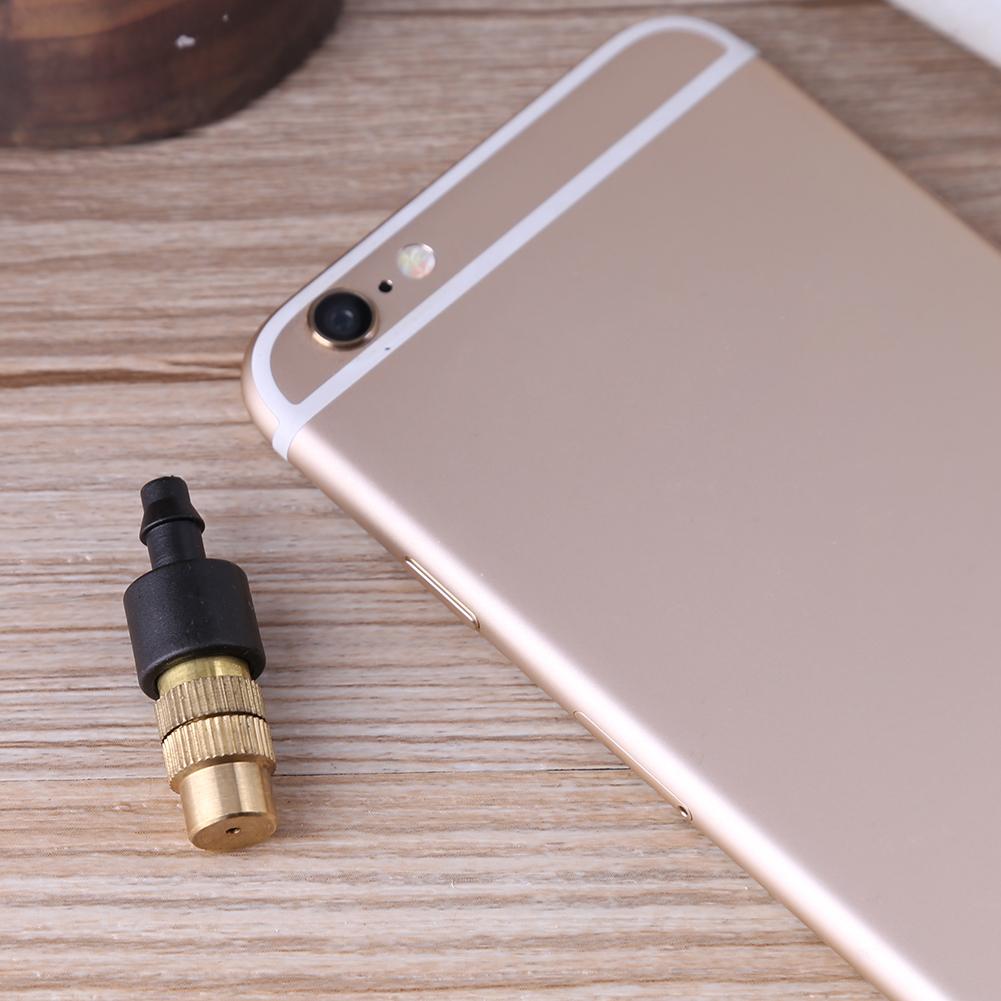 10pcs 4/7 Dripper Drip Head Adjustable Brass Sprinkler Agricultural Misting Nozzles Garden Irrigation Watering Sprayer Atomizer