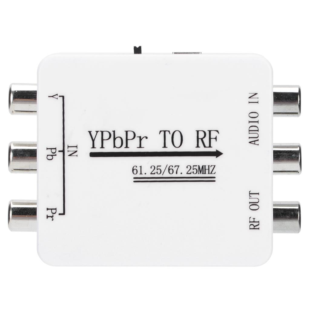 o Signal Adapter Mini YPbPr to RF Single Wire Transmission Converter for Long Distance Single