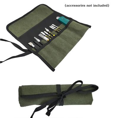 1Pcs Bag Oxford Cloth Wrench Pouch Screwdrivers Drills Storage Cover Bag Hanging Tool Multiple Pocket Multi Purpose Roll Up Tool