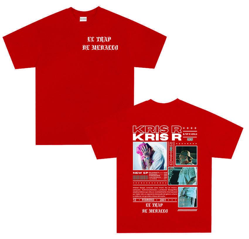 Rapper Kris R Return To The Trap 2025 new Album T Shirts Unisex summer fashion ONeck Tshirt Unisex Hip Hop gothic Tees streetwear