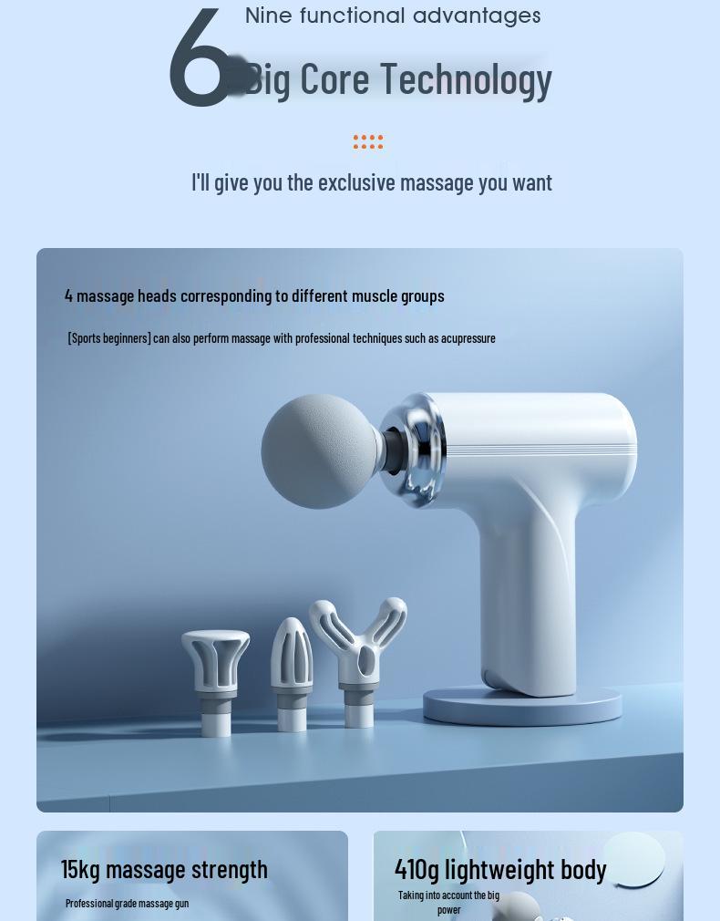 Mini Portable Smart Speed Muscle Relaxation Massage Gun