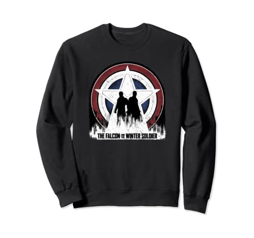 Marvel Falcon and Winter Soldier Silhouette Sweatshirt