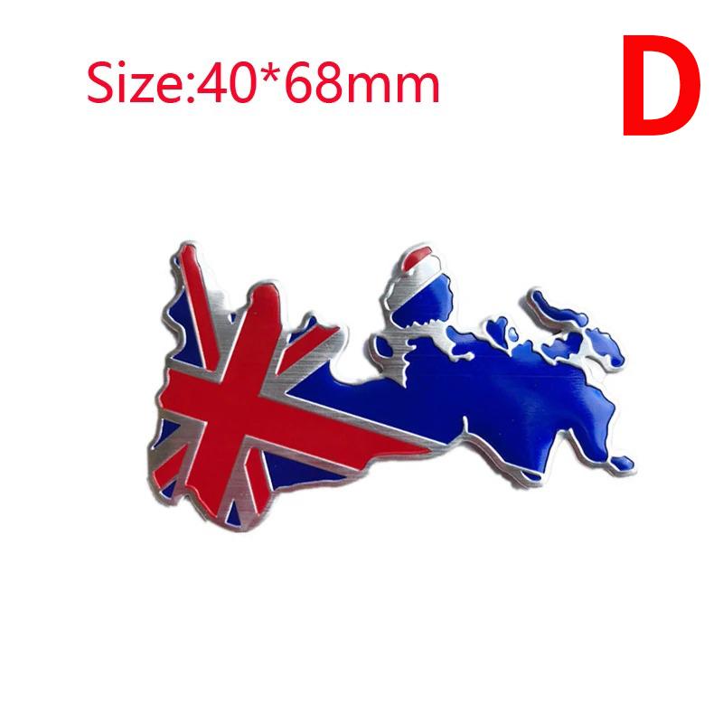 

3D Алюминий АНГЛИЯ Великобритания Великобритания Национальный флаг Карта Автомобиль Мотоцикл Значок Эмблема Наклейка D