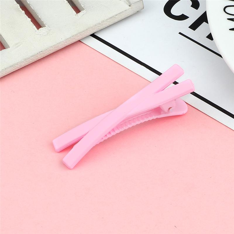 10PCS/Set Solid Color X Shape Hair Clips Basic Style Colorful Lovely Hairpins for Girls Children Hair Accessories Matte Barrette