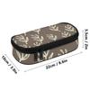 Pencil Case Neat Design 300D Polyester Zipper Closure with Organized Pen Slots Mesh Pocket and Large Main Compartment for Students