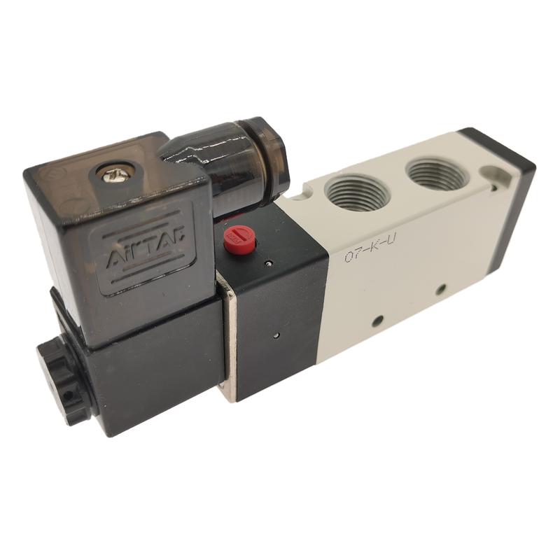 AIRTAC Pneumatic 3/8" Solenoid Valve 4V310-10/08 Single Coil Pilot-Operated Electric 5/2,5/3 5 Way 2 Position 1/2"  4V410-15