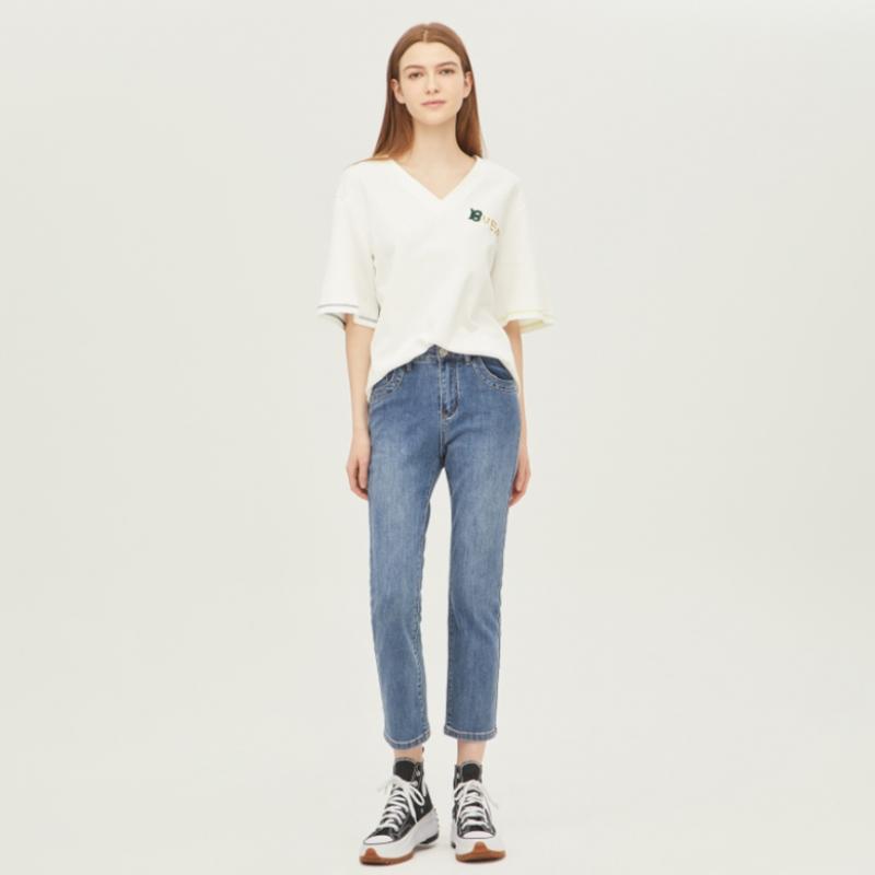 Benetton Benetton Pocket PoInt Straight Fit Jeans Badpa3411 In