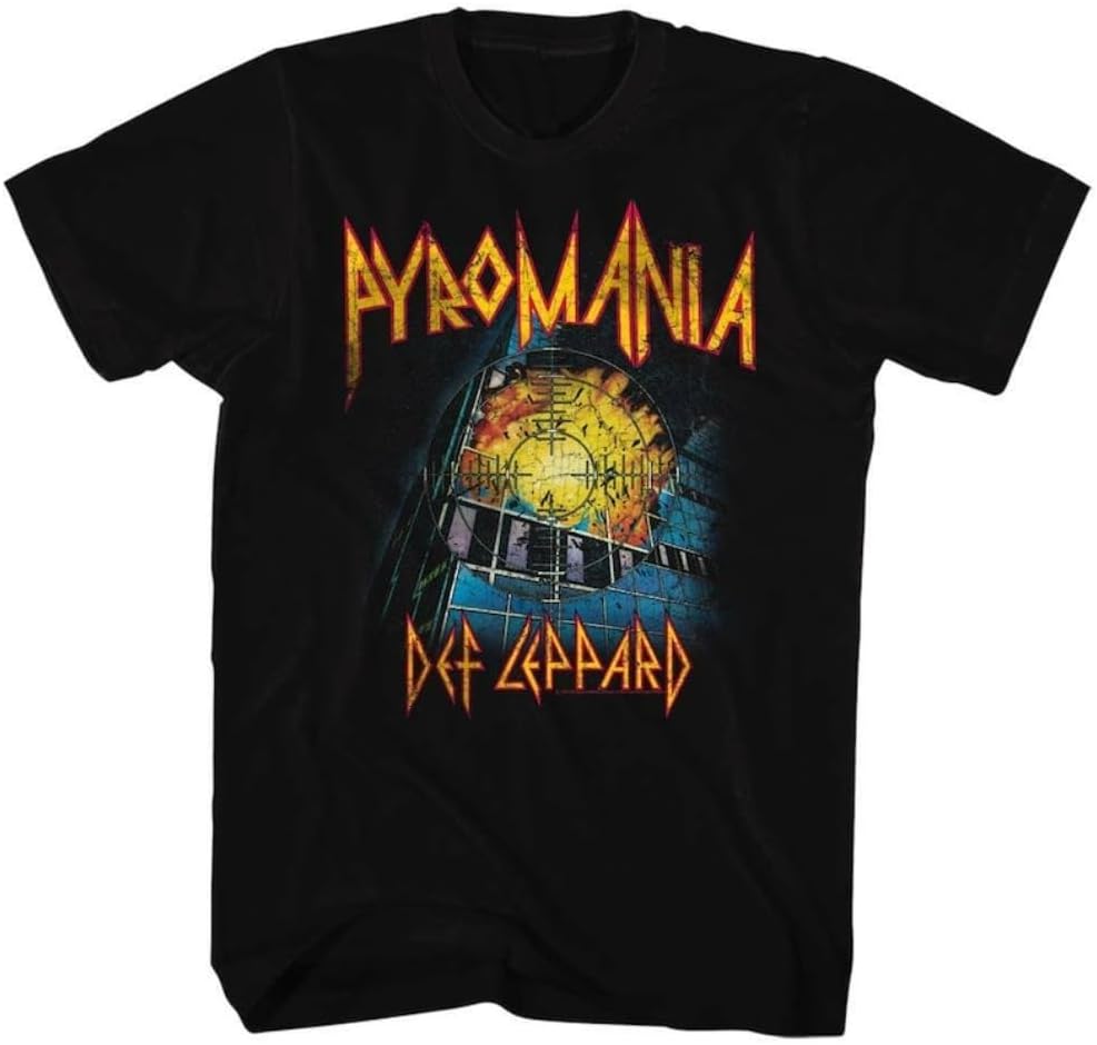 

It s On Fire Classic Rock Band Graphic T-Shirt, Black Short Sleeve Cotton Unisex Tee 5XL різнокольоровий