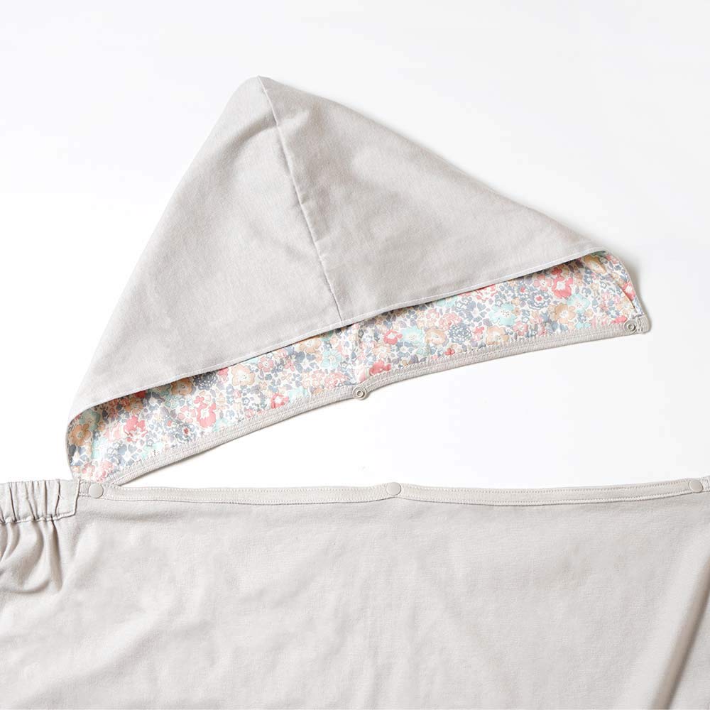 10mois UV Protection Mama Ages 0 Months and Up Cape, Gray, 21151014,