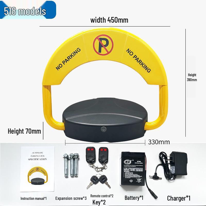 Saudi Arabia Anti-collision Waterproof Solar Parking Lock for Electric Vehicles