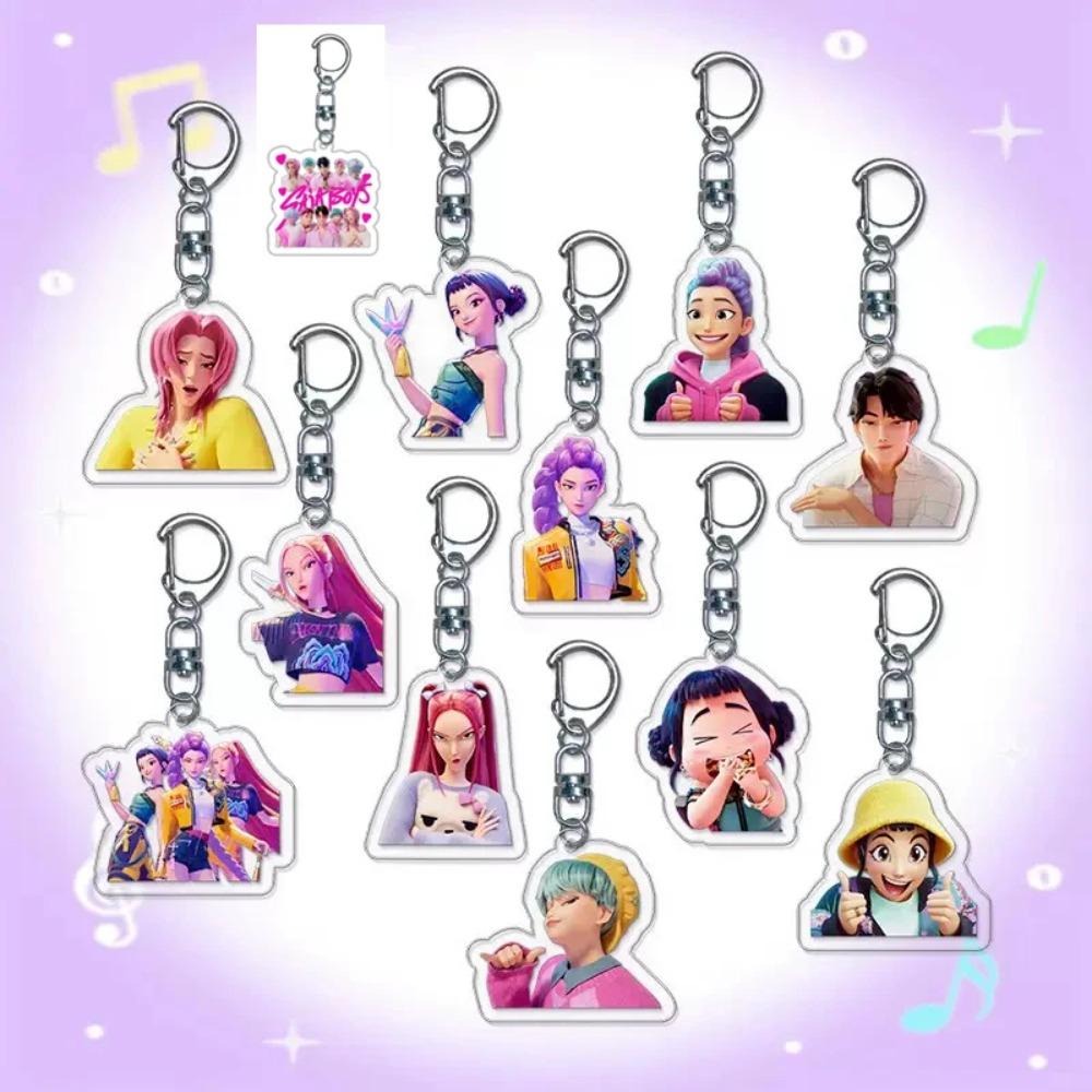 Kpop Demon Hunters Theme Birthday Party Favors Keychain Candy Boxes Sticker Mask Popcorn Boxes children s Birthday Party Goody