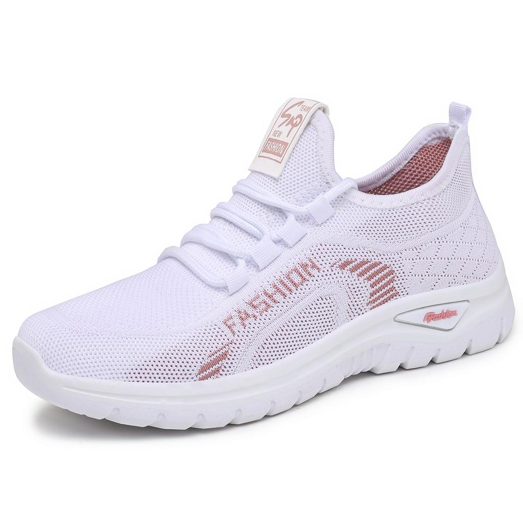 Frühling Sommer 2026 Mode Damen Schnürung Netz Atmungsaktiv Bequem Plateau Keile Rutschfeste Flache Schuhe Sneaker Zapatos De Mujer