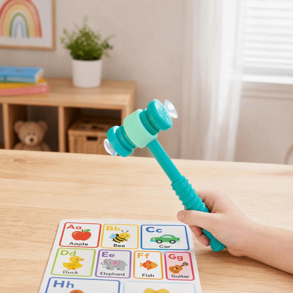 Sucker Hammer Picture Cards Sucker Hammer Knock Suction Table Party Game Children Gift
