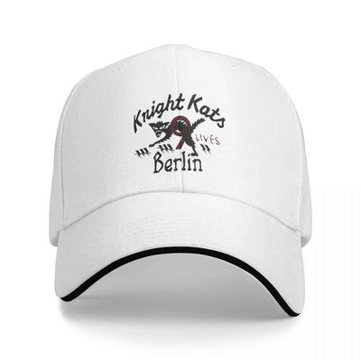 Knight Kats Berlin Baseball Cap Fashion 9 Lives Germany Motor Sandwich Caps Unisex Style Adjustable Hats Cap Sport