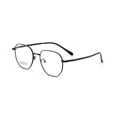 Polygon Metal Eyewear Frames Men Women Vintage Retro Optical Eye Glasses Anti Blue Light Transparent Spectacle Frames Oculos