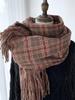 Women Winter Knitted Scarf Headscarf Ladies Men Casual Vintage Plaid Tassel Scarve Mujer Male Foulard Long Wrap Shawl Unisex New