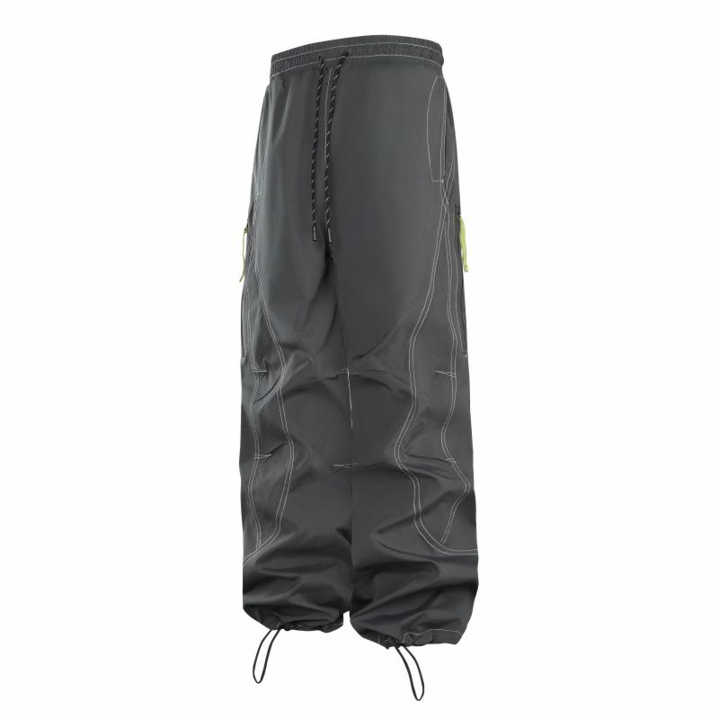 

Unisex Mountain Softshell Cargo Pants: Three-Proof, Quick-Dry, Loose Fit for Hiking & Mountaineering M