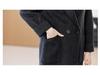 Women's 2025 Korean Style Simple Winter Wool Coat - Double-Faced Petite Design