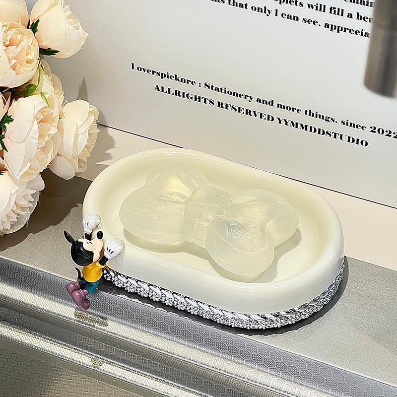 Prémiová velká mýdlenka s motivem pšeničného klasu - Elegantní odkapávací podložka do koupelny a prádelny