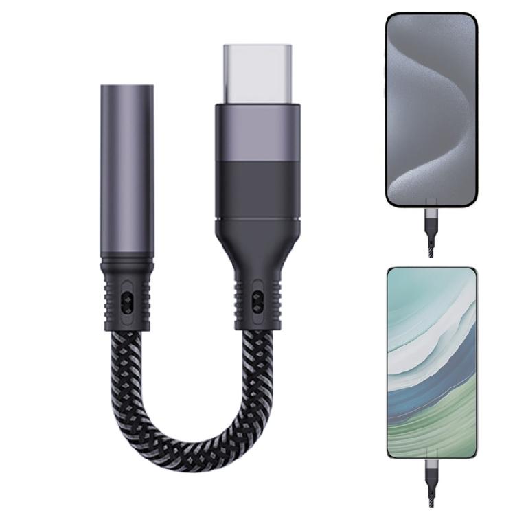 USB Type C to Auxs Sound Adapter Female 3.5mm Headphone Jacks Cable for Phone 16 15