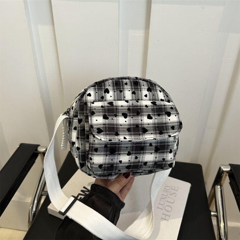 Mode Karomuster Kleine Tasche für Damen Koreanische Version Mini Vielseitige Schulter-Umhängetasche für Damen