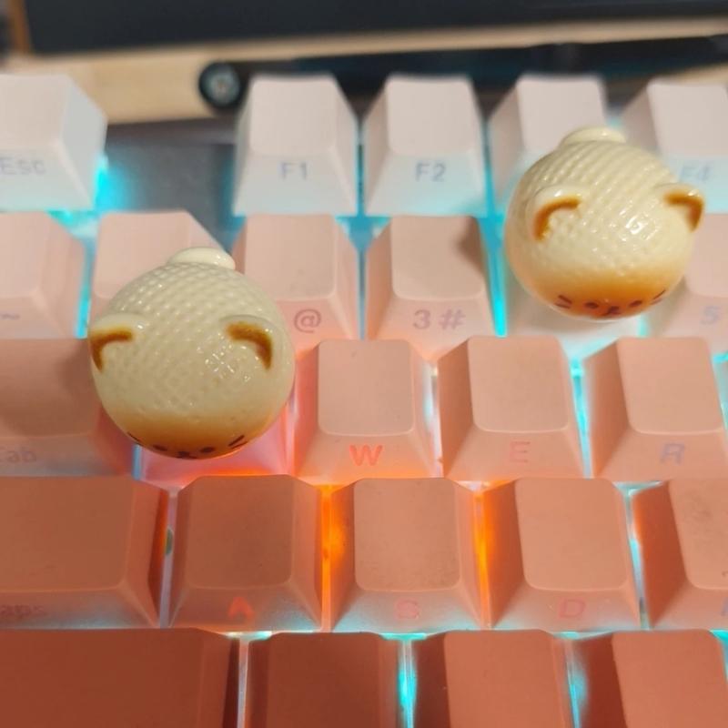 3D Mechanical Keyboards Creative Cartoon Rabbit Shaped Gamer Keyboards Keycaps for Office Decompression