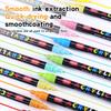 Acrylic Paint Markers, Fine Tip Acrylic Paint Pen, Waterproof & High Saturation Ideal for Wood, Metal, Plastic, Canvas, Fabric