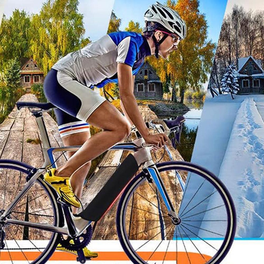 1pc E-Bike Battery Protective Cover Neoprene Bicycle Battery Protection Waterproof Cover Prevents Water Damage Dustproof Daily