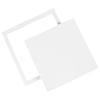 Ceiling Access Panel 23x23x2cm, Aluminum Alloy Drywall Access Door, White, Tool-Free Installation, for Computer Networks, Cable Access, 1 Pack
