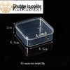 Mini Transparente Kunststoff-Aufbewahrungsbox - Tragbarer Kleinteile-Organizer