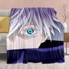Jujutsu Kaisen Anime Flannel Blanket - Soft Warm Perfect for Sofa, Bedding Camping Travel Office Home Decor -QJY