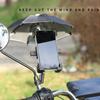 Bicycle Motorcycle Mount Holders Mobile Phone Sunshade Umbrella Decor
