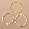 European & American Beach Multi-layer Beaded Shell Bracelet Set - Versatile Summer Ocean Jewelry