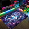 Tottenham Hotspur Design Crystal Velvet Carpet Cozy Non?Slip Printed Rug For Bedroom Living Room Entrance